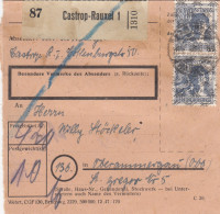 BiZone Paketkarte: Castrop-Rauxel Nach Oberammergau - Lettres & Documents