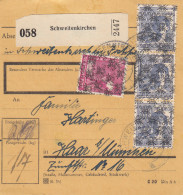 BiZone Paketkarte 1948: Schweitenkirchen Nach Haar - Lettres & Documents