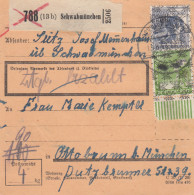 BiZone Paketkarte: Schwabmünchen Nach Ottobrunn Bei München - Briefe U. Dokumente