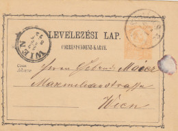 1873: St. Johann, Postkarte Nach Wien - Cartas & Documentos