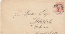 1881: Brief Rossbach/Böhmen Nach Kösterle/Asch Mit Briefinhalt - Lettres & Documents