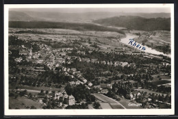 AK Gailingen, Ortsansicht Mit Kirche Und Rhein  - Other & Unclassified