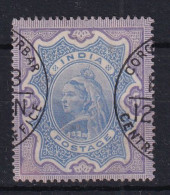 India: 1895   QV      SG109    5R      Used - 1882-1901 Empire