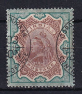 India: 1895   QV      SG108    3R   Brown & Green    Used - 1882-1901 Imperium