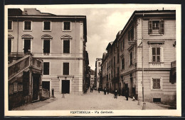 Cartolina Ventimiglia, Via Garibaldi  - Other & Unclassified