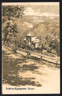 Lithographie Bozen, Blick Auf Das Schloss Kampen  - Bolzano