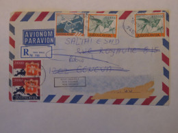 YUGOSLAVIA AIRMAIL  REGISTERED COVER  TO SWITZERLAND 1990 - Other & Unclassified