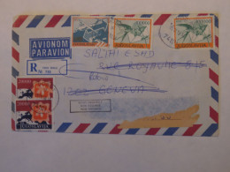 YUGOSLAVIA AIRMAIL  REGISTERED COVER  TO SWITZERLAND 1990 - Andere & Zonder Classificatie