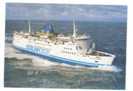 POSTCARD   SHIPPING  FERRY  SEALINK MV  ST COLUMBO - Fähren