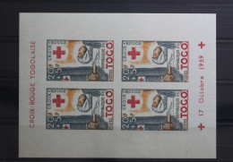 Togo Block 2 Mit 268 Postfrisch Rotes Kreuz #TV231 - Sonstige & Ohne Zuordnung