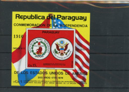 Paraguay Block 262 Postfrisch Unabhängigkeit #JK873 - Paraguay