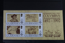 Großbritannien Guernsey Block 8 Mit 549-552 Postfrisch #WD976 - Autres & Non Classés