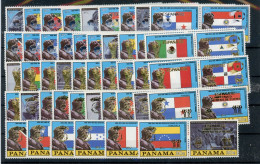 Panama Paare 1428-1457, 1485-1517 Postfrisch Fußball #JL293 - Panama