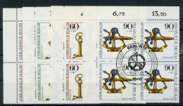 Berlin 4er Bl. Ecken Mit 641-44 Jugend Ersttagssonderstempel #HK563 - Andere & Zonder Classificatie