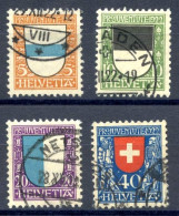 Schweiz 175-178 Gestempelt #HX455 - Autres & Non Classés