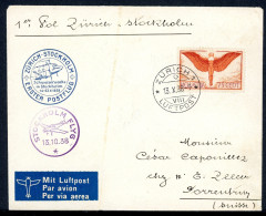 Schweiz 190 Z Luftpost Mit Ankunftsstempel Einzelfrankatur #IA036 - Altri & Non Classificati