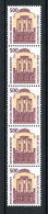 Bund Rollenmarken 5er Streifen 1679 R I Postfrisch Mit Nr. 190 #JM109 - Autres & Non Classés