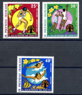 Franz. Polynesien 198-200 Postfrisch Sport #IS736 - Andere & Zonder Classificatie
