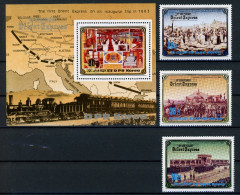 Nordkorea 2491-2493, Block 182 Postfrisch Eisenbahn #IX055 - Arménie