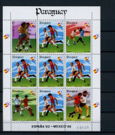 Paraguay Kleinbogen 3746 Postfrisch Fußball #JW845 - Paraguay