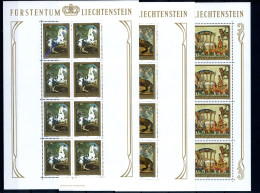 Liechtenstein Kleinbogen 171-219 Postfrisch Kunst #JW897 - Andere & Zonder Classificatie