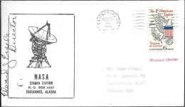 US Space Cover 1969. "Apollo 12" Leaves Orbit. NASA Fairbanks Tracking - United States