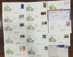 CANADA A PORTUGAL. LOTE DE 14 CARTAS Y 1 POSTAL. - Covers & Documents