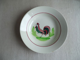 Ceranord Plat Coq France Semi Porcelaine - Autres & Non Classés