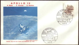 Germany Space Cover 1969. "Apollo 12" - Europe