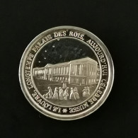 MEDAILLE ARGENT PETIT MODULE 13mm 1.7G LE LOUVRE PALAIS DES ROIS MUSEE - Autres & Non Classés