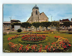 AIX EN OTHE : L'Eglise Vue Des Jardins De L'Hôtel De Ville - état - Sonstige & Ohne Zuordnung