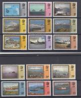 Falkland Islands Dependencies (FID) 1980  Definitives / Ships 15v  ** Mnh (59816) - Zuid-Georgia