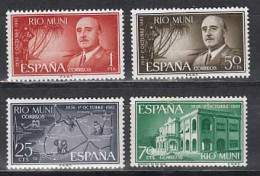 Rio Muni Correo 1961 Edifil 21/4 ** Mnh - Rio Muni