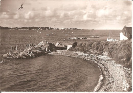 L'ARCOUEST (22) L'Embarcadère à Marée Haute Et L'Ile De Bréhat En 1956  CPSM GF - Sonstige & Ohne Zuordnung