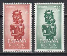 Rio Muni Correo 1963 Edifil 35/6 ** Mnh - Rio Muni