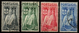 PORTUGAL  -   1946.  Y&T N° 684 à 687 Oblitérés.   Série Complète.    Madone - Usati