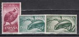 Rio Muni Correo 1964 Edifil 57/9 ** Mnh - Rio Muni