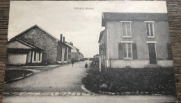 CPA Souain Après Reconstruction (Route De Tahure ?) - Souain-Perthes-lès-Hurlus