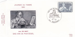 Belgique FDC 1985 2169 Journée Du Timbre Graveur Jean De Bast Borgerhout - 1981-1990