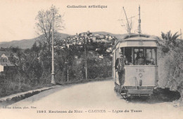 CAGNES-sur-Mer (Alpes-Maritimes) - Ligne Du Tram - Tramway TNL - Environs De Nice - Cagnes-sur-Mer