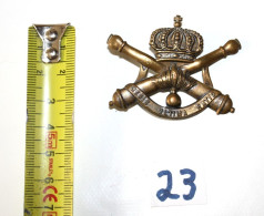 C23 Militaria - Insigne Artillerie Belge - Collection - Armée - Armée De Terre
