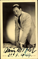 CPA Schauspieler Willy Birgel, Portrait, Ross Verlag A 2313/1, Autogramm - Sonstige & Ohne Zuordnung