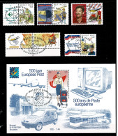 2001 BL91 (3001) & 2996/3000 Postfris Met 1édag Stempel : HEEL MOOI ! MNH Avec Cachet 1er Jour "  BELGICA 2001 - Unused Stamps