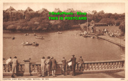 R455157 Egerton Park Boating Lake. Bexhill On Sea. 1932. Shoesmith And Etheridge - World