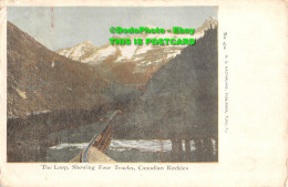 R455379 The Loop. Showing Four Tracks. Canadian Rockies. No. 470. W. G. MacFarla - World