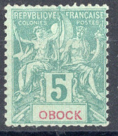 OBOCK Timbre-poste N°35* Neuf Dents Un Peu Courtes En Bas  Cote : 6€50 - Ungebraucht