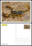 MALI 2022 STATIONERY CARD - INDIA ENDEMIC FAUNA - SCORPIONS SCORPION SPIDERS ARAIGNEES - RARE - Spinnen