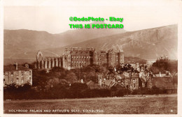 R455288 Holyrood Palace And Arthurs Seat. Edinburgh. 4. RP - World