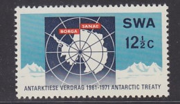 SWA South West Africa 1971 Antarctic Treaty 1v ** Mnh  (59818) - Zuidwest-Afrika (1923-1990)