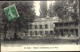 CPA Rueil Hauts-de-Seine, Manoir De Richelieu, Vu Du Parc - Other & Unclassified